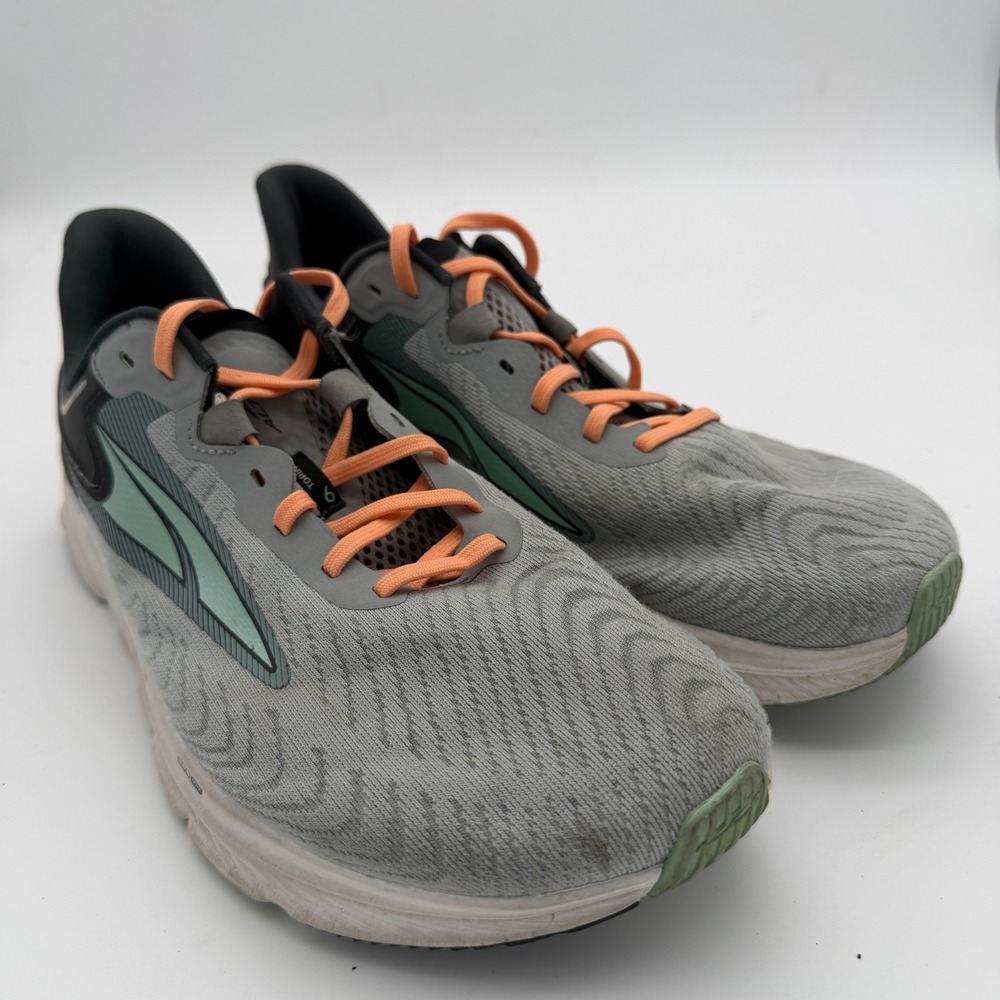 Altra Torin 6 Womens Running Shoes Size 12 Grey Black Orange AL0A7R78220